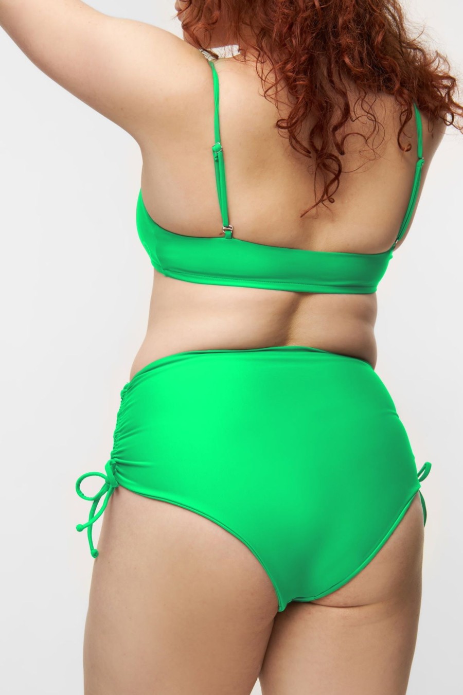 Kvinde Copenhagen Cartel Bikini Underdele | Wanita Hojtaljet Justerbar Bikini Underdel Earth