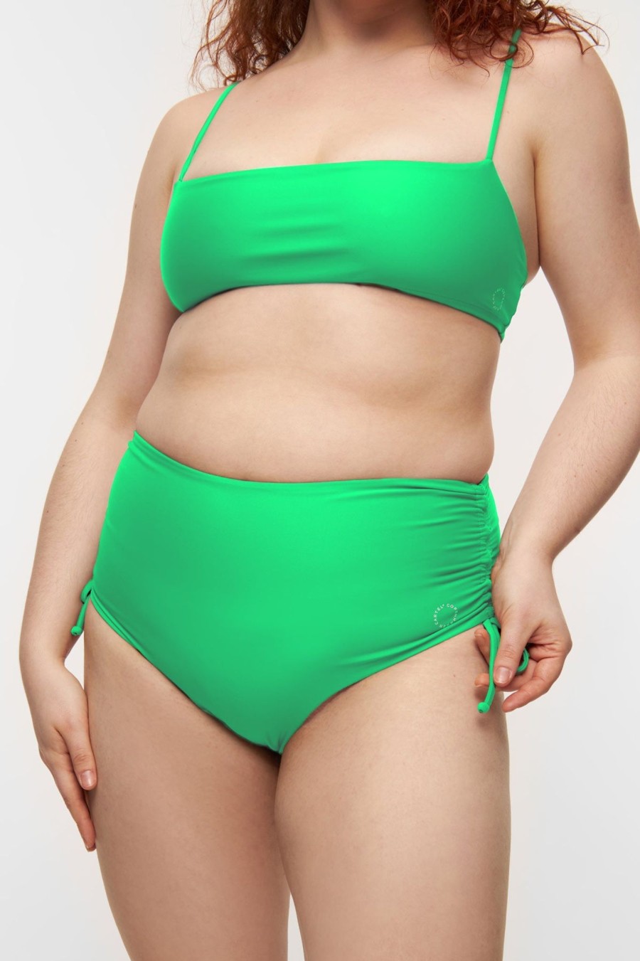 Kvinde Copenhagen Cartel Bikini Underdele | Wanita Hojtaljet Justerbar Bikini Underdel Earth