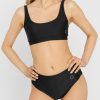 Kvinde Copenhagen Cartel Bikini Toppe | Agung Sporty Bikini Top Nero