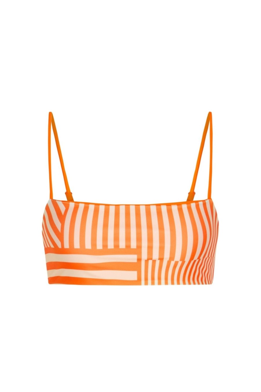 Kvinde Copenhagen Cartel Bikini Toppe | Mads Norgaard X Cc Sanur Vendbar Bikini Top Flame