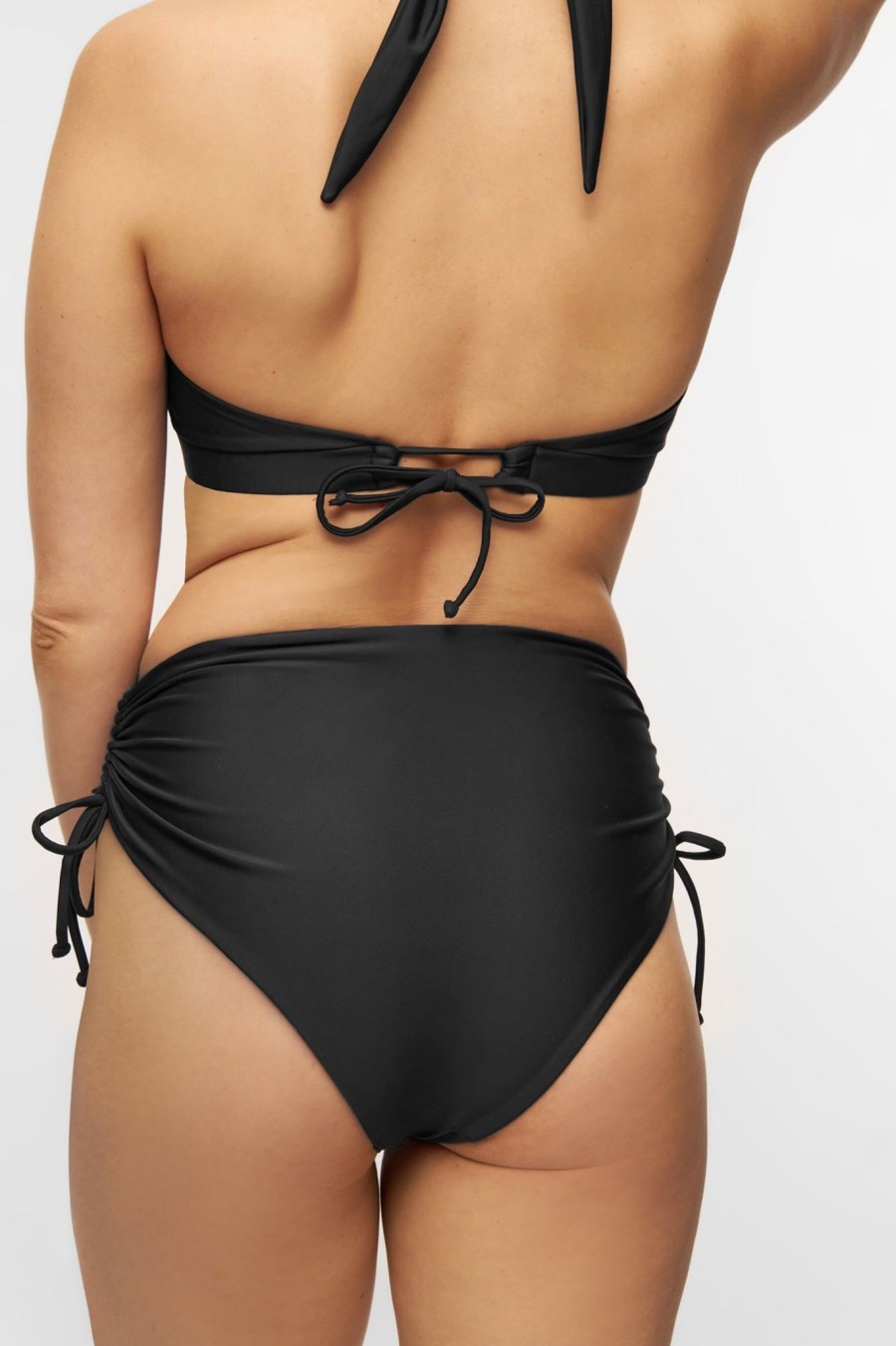 Kvinde Copenhagen Cartel Bikini Underdele | Wanita Hojtaljet Justerbar Bikini Underdel Nero