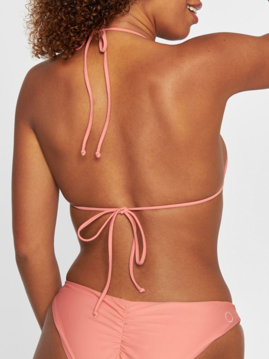 Kvinde Copenhagen Cartel Bikini Toppe | Uluwatu Trekants Bikini Top Coral