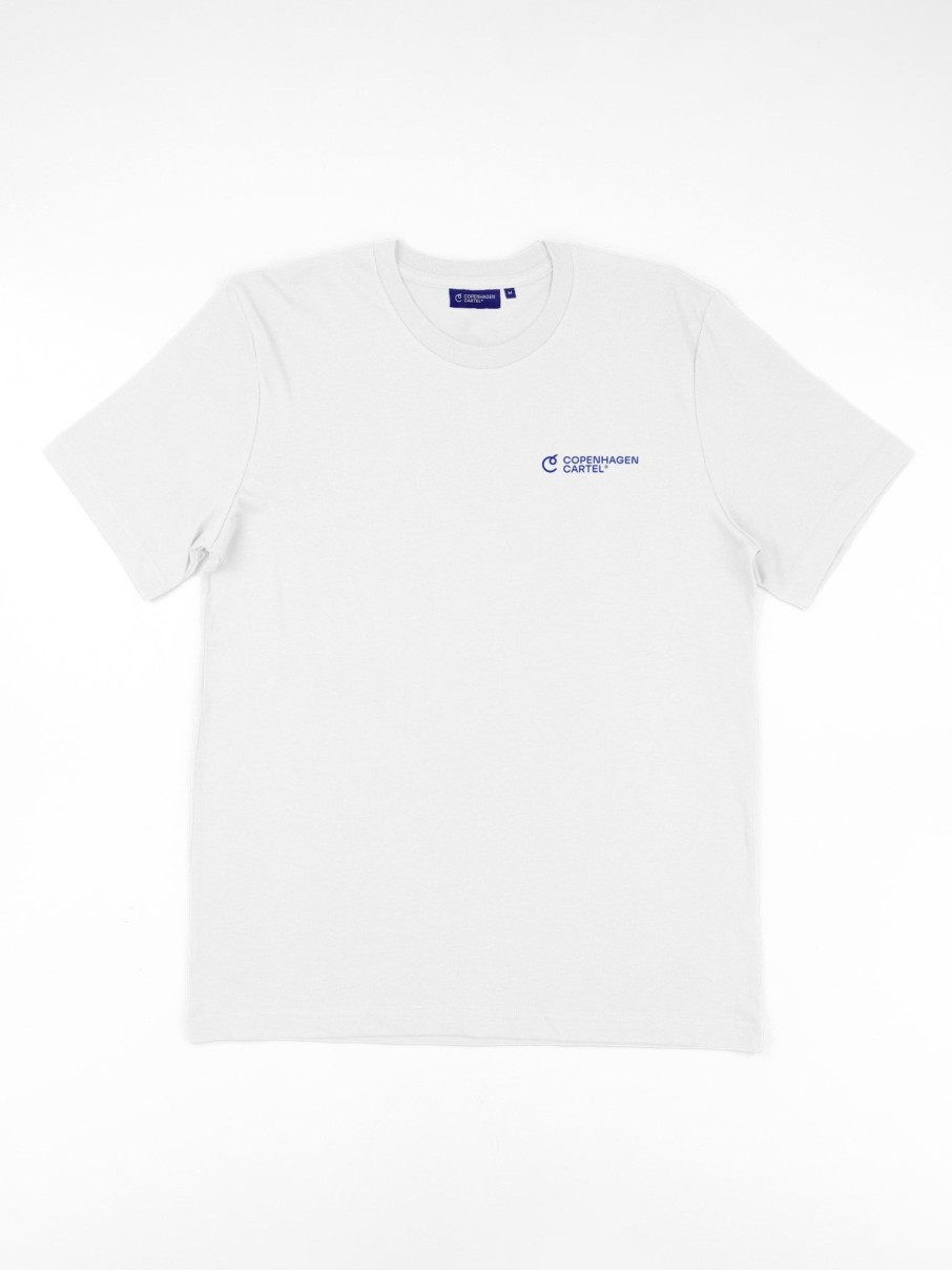 Mand Copenhagen Cartel | Okologisk Bomuld Unisex Logo T-Shirt Shell