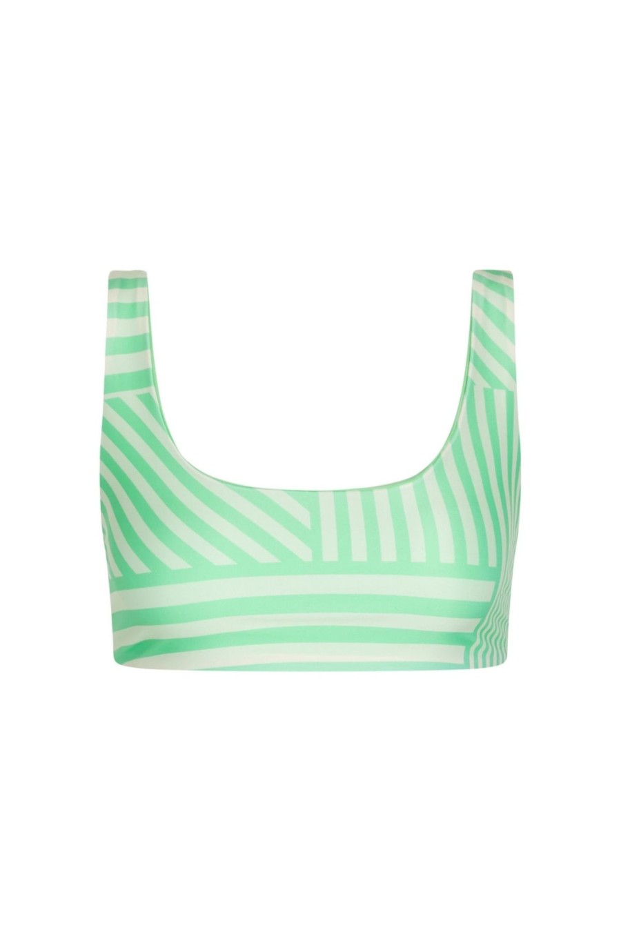 Kvinde Copenhagen Cartel Bikini Toppe | Mads Norgaard X Cc Agung Vendbar Bikini Top Mint