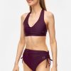 Kvinde Copenhagen Cartel Bikini Toppe | Bukit Halterneck Bikini Top Deep