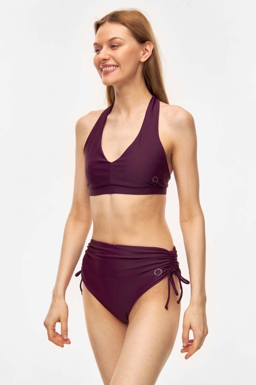 Kvinde Copenhagen Cartel Bikini Toppe | Bukit Halterneck Bikini Top Deep