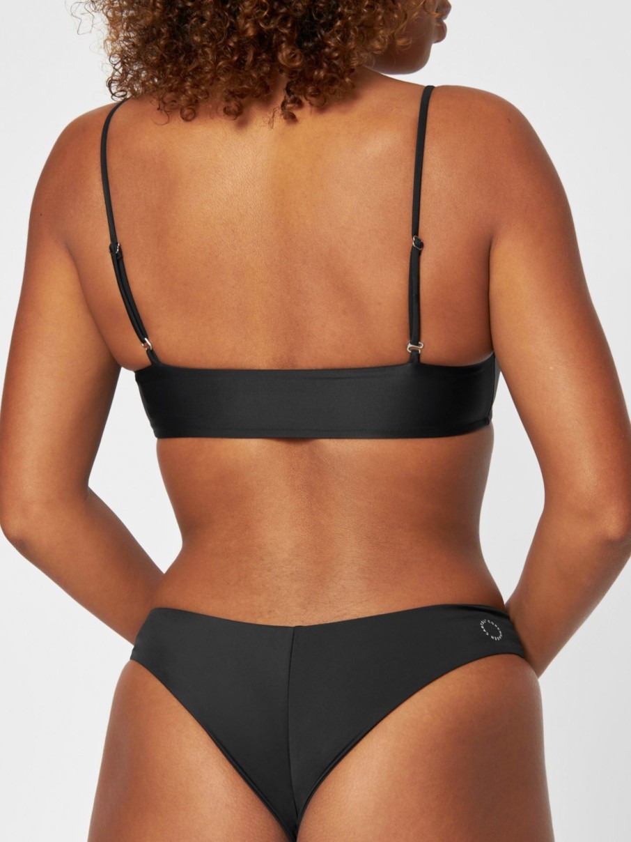 Kvinde Copenhagen Cartel Bikini Toppe | Sanur Bandeau Justerbar Bikini Top Nero