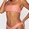 Kvinde Copenhagen Cartel Bikini Toppe | Sanur Bandeau Justerbar Bikini Top Coral