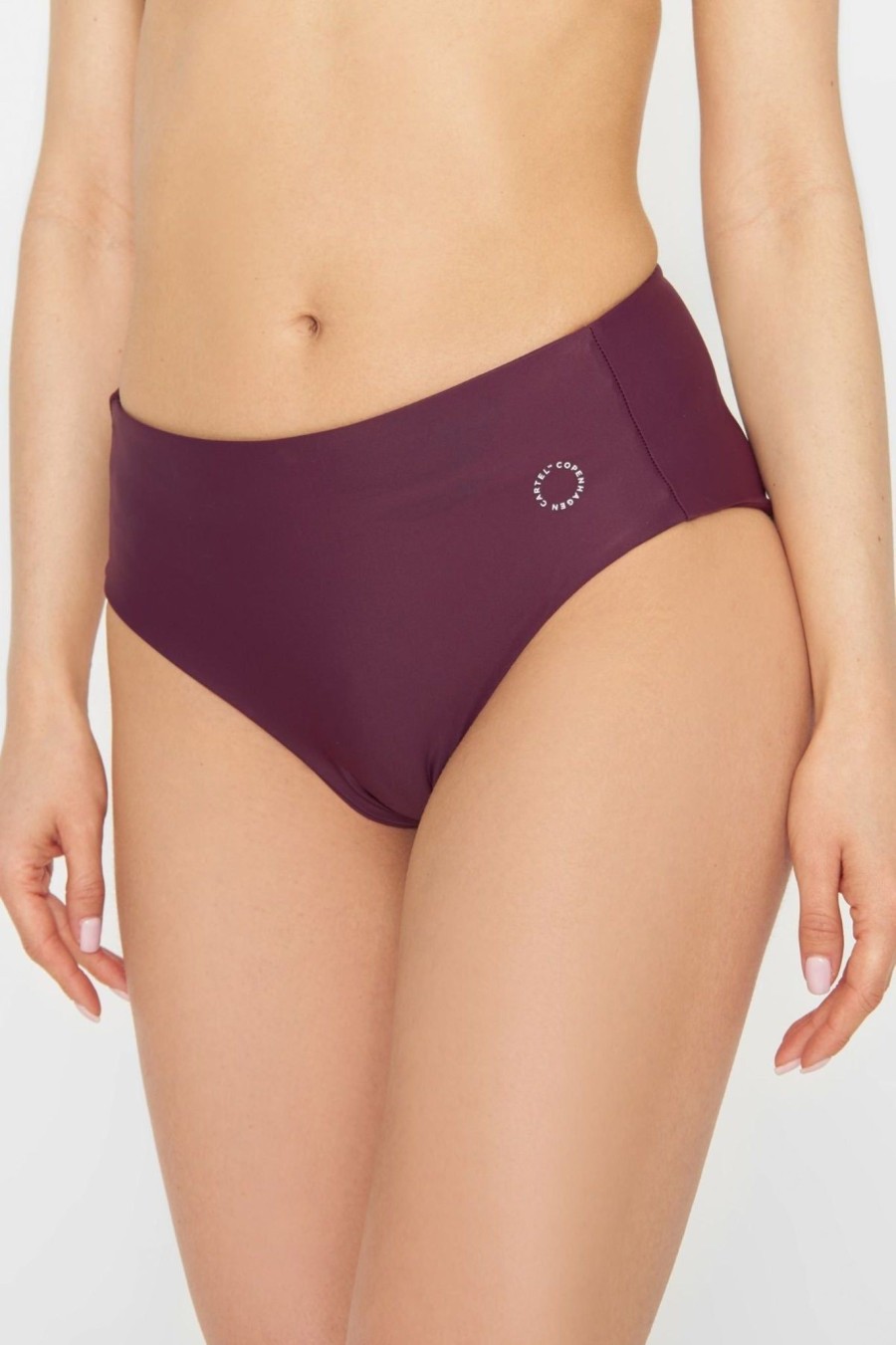 Kvinde Copenhagen Cartel Bikini Underdele | Ubud Hojtaljet Bikini Underdel Deep