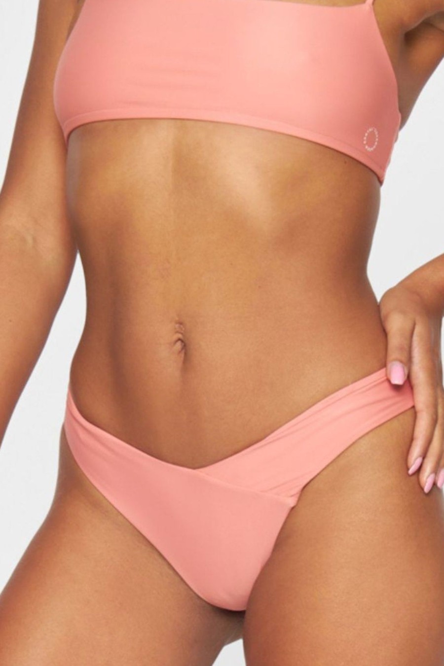 Kvinde Copenhagen Cartel Bikini Underdele | Canggu V-Form Bikini Underdel Coral