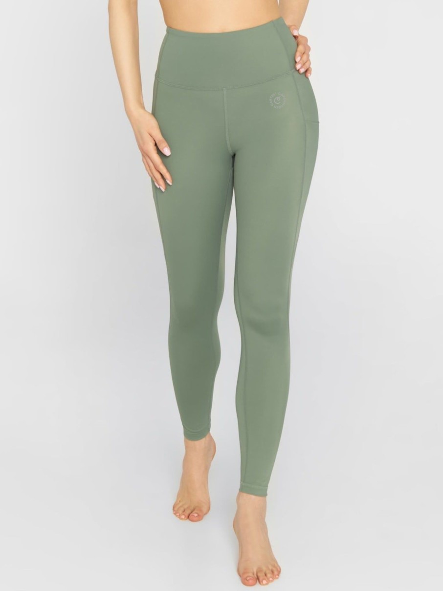 Kvinde Copenhagen Cartel Leggings | Power High-Waist Leggings Army