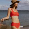 Kvinde Copenhagen Cartel Bikini Toppe | Agung Sporty Bikini Top Heat